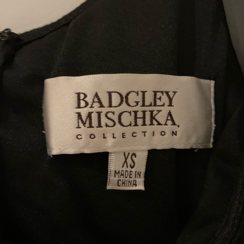 Fancy Black Mesh Over Sequence Top - image 4